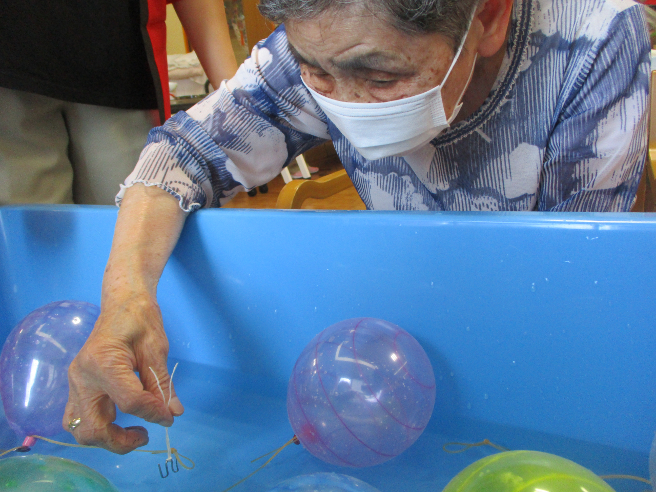 8月納涼祭水ヨーヨー